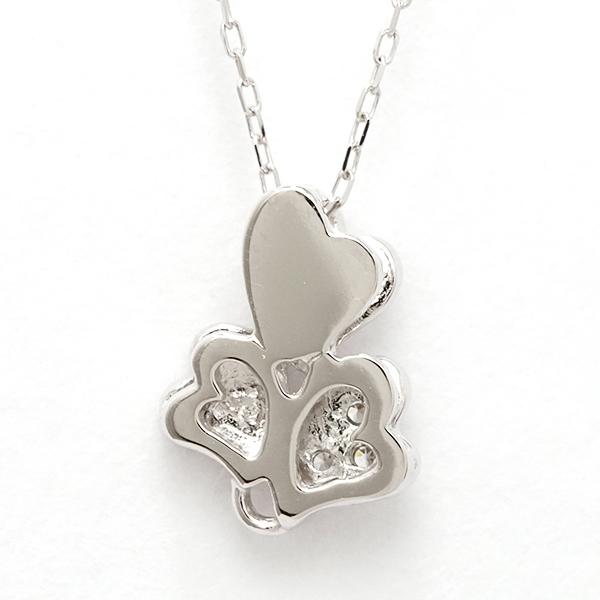 ハート ネックレス ダイヤモンドネックレス ダイヤ 0.02ct ダイヤモンド 10金 k10 10k ホワイトゴールド ペンダントトップ レディース 送料無料 カジュアル puの画像