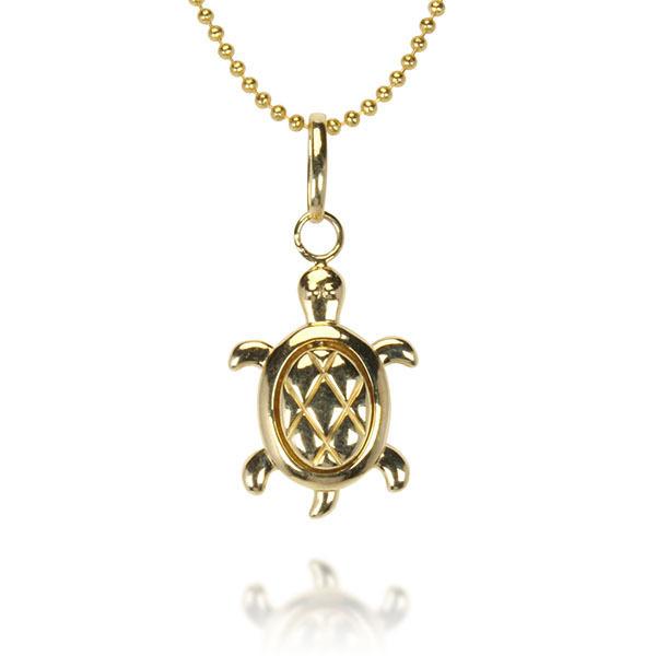 K18 亀 ペンダント トップ ネックレス ぺンダントトップ カメ 亀 かめ k18 18k 18金