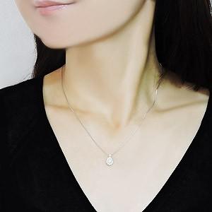 K18ダイヤモンドネックレス0.50ct