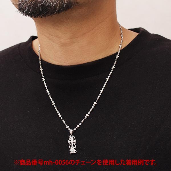 メンズペンダント ペンダントトップ ペンダントヘッド 男性用 シルバー クロス 十字架 ダイヤモンド 送料無料 プレゼント ギフト 自分買い ご褒美の画像