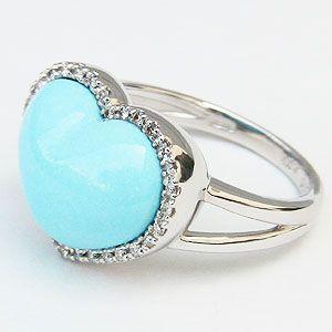 A7人気シール帳 ターコイズリング トルコ石リング ハートリング ダイヤモンド 0.15ct k18 ホワイトゴールド 指輪 送料無料 プレゼント ギフト ご褒美 自分買い p 【LWH2099121595】(75856円)