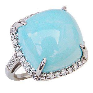 ターコイズリング トルコ石リング ダイヤモンド 0.50ct プラチナ 指輪