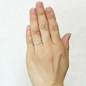 ダイヤモンド リング エタニティリング 指輪 ダイヤモンド 0.09ct エタニティ k18 ホワイトゴールド 送料無料 プレゼント ギフト ご褒美 自分買い puの画像