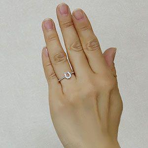 ホースシュー 馬蹄 ダイヤモンドリング ピンキーリング ホワイトゴールド ダイヤモンド0.18ct 指輪 ラッキーモチーフ 送料無料 プレゼント ギフト puの画像