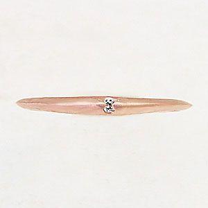 ダイヤモンドリング ピンキーリング k18 ピンクゴールド ダイヤモンド 指輪 送料無料 ジュエリー 人気 プレゼント ギフト ご褒美 自分買い puの画像