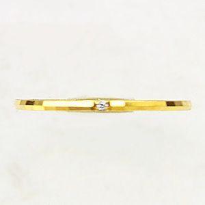 ピンキーリング ダイヤモンドリング ダイヤモンド ファランジリング ミディリング 間接リング k10 ゴールド 送料無料 プレゼント ギフト 自分買い puの画像