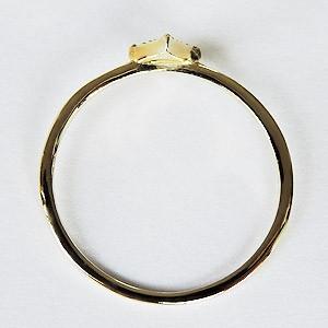 ダイヤモンドリング ピンキーリング ダイヤリング ダイヤモンド指輪 ダイヤモンド 0.05ct k18 ゴールド 18金 送料無料 プレゼント ギフト ご褒美 自分買い puの画像