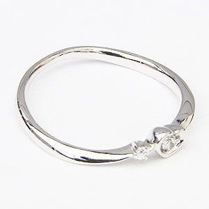 ◯ダイヤ プラチナ ピンキーリング◯ ハートリング ダイヤモンドリング ピンキーリング プラチナ 指輪