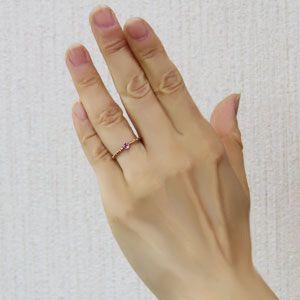 ハートリング ピンクトルマリンリング 指輪 ピンクトルマリン ピンク