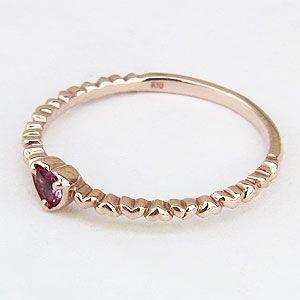 ハートリング ピンクトルマリンリング 指輪 ピンクトルマリン ピンク