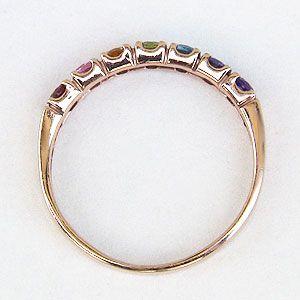 アミュレットリング ガーネット ピンクトルマリン シトリン ペリドット