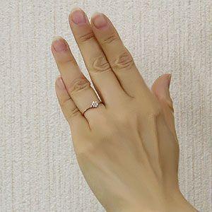 ダイヤモンドリング ダイヤ 指輪 ピンクゴールド k10 ダイヤモンド 0.12ct 送料無料 ジュエリー 人気 プレゼント ギフト ご褒美 自分買い puの画像