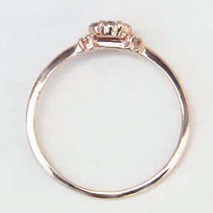 ダイヤモンドリング ダイヤ 指輪 ピンクゴールド k10 ダイヤモンド 0.12ct 送料無料 ジュエリー 人気 プレゼント ギフト ご褒美 自分買い puの画像