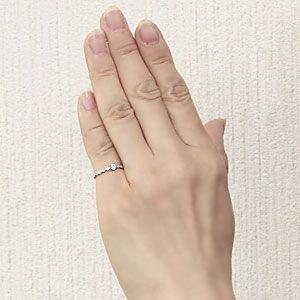 リング ダイヤモンド 0.15ct 結婚指輪 4月誕生石 k10 ホワイトゴールド ハーフエタニティーリング 送料無料 プレゼント ギフト ご褒美 自分買い puの画像