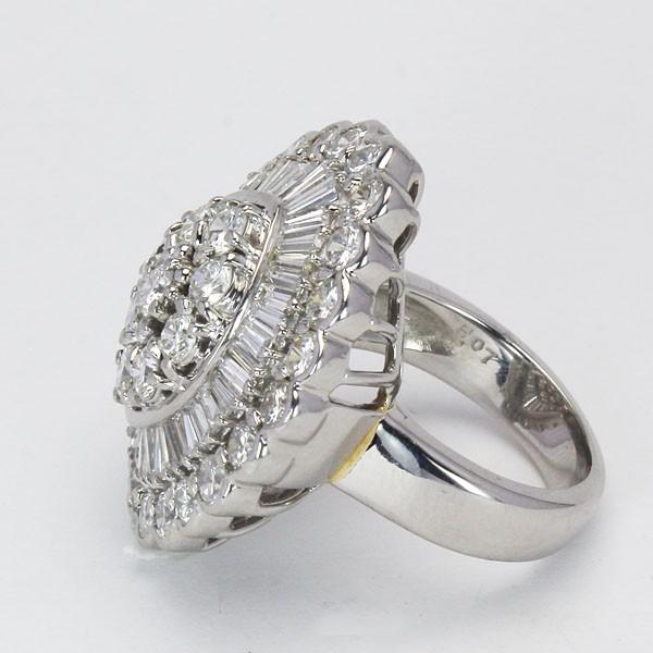 上質✨D0.40CT❗️プラチナフラワーダイヤリング　ミルグレインリング プラチナ K18 ダイヤモンドフラワーリング 0.30ct 18金 指輪