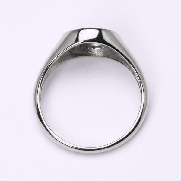 ダイヤモンド 印台 リング k10 ホワイトゴールド 10金 10k ダイヤ 0.11ct 送料無料 4月誕生石 カジュアル 普段使い プレゼント ギフト ジュエリー puの画像