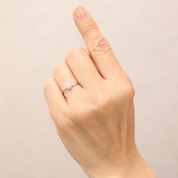 ダイヤモンド リング プラチナ pt950 指輪 ダイヤ 0.15ct レディース 送料無料 カジュアル 普段使い 4月誕生石 プレゼント ギフト ジュエリー puの画像