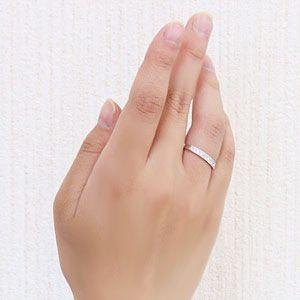 ダイヤモンド リング ハーフエタニティーリング 指輪 0.15ct k18 ホワイトゴールド 送料無料 人気 プレゼント ギフト ご褒美 自分買い puの画像