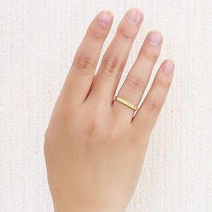 ダイヤモンド リング ハーフエタニティーリング 指輪 0.15ct イエローゴールド k18 送料無料 人気 プレゼント ギフト ご褒美 自分買い puの画像