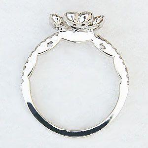 ダイヤモンド リング ブラックダイヤモンド クローバー 指輪 k18