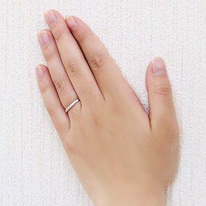 ダイヤモンド リング ハーフエタニティーリング 指輪 0.20ct k18 ホワイトゴールド 送料無料 人気 プレゼント ギフト ご褒美 自分買い puの画像