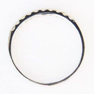 ダイヤモンド リング ハーフエタニティーリング 指輪 0.20ct k18 ホワイトゴールド 送料無料 人気 プレゼント ギフト ご褒美 自分買い puの画像