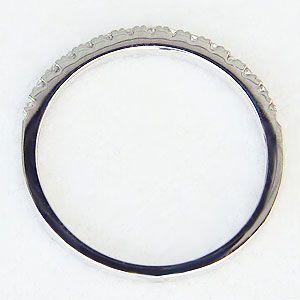 ダイヤモンド リング ハーフエタニティーリング 指輪 0.15ct ホワイトゴールド 送料無料 ジュエリー プレゼント ギフト ご褒美 自分買い puの画像