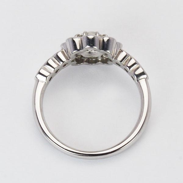 リング 1点限定 特価 花型 ダイヤモンド 約1.08ct pt900 プラチナ 指輪
