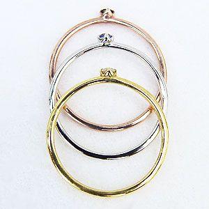 ピンキーリング タンザナイト ブルームーンストーン ブラックダイヤモンド リング k18 k18 k18G 3連 指輪 送料無料 プレゼント ギフト ご褒美 自分買い puの画像