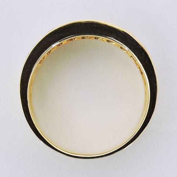 勝春　k18 ゴールド　リング　パヴェリング　イエローゴールド l36-0711_5.jpg