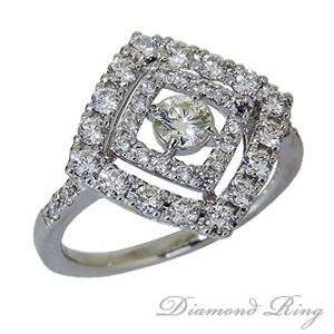 指輪 レディース プラチナ ダイヤ リング 可愛い 1カラット 1.00ct 送料無料 ラッピング無料 品質保証書付き ケース付き プレゼント ギフト 自分買い pu