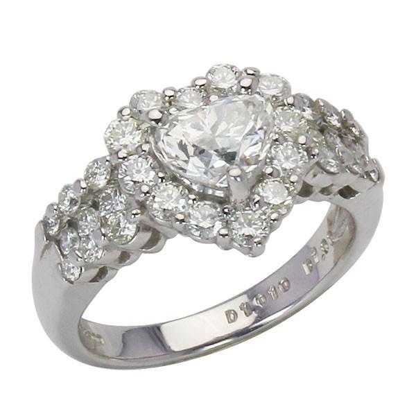 ダイヤモンド リング 1点限定 ダイヤ 1.00ct〜 脇石1.00ct pt900