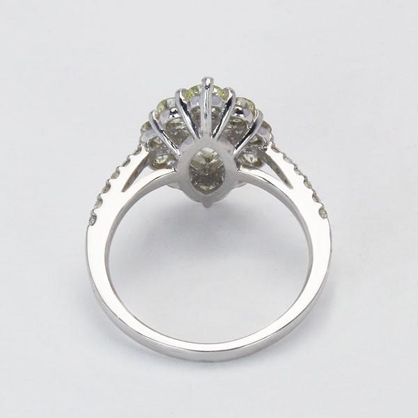 ダイヤモンドリング 1点限定 マーキスカット ダイヤモンド 1.00ct〜 脇