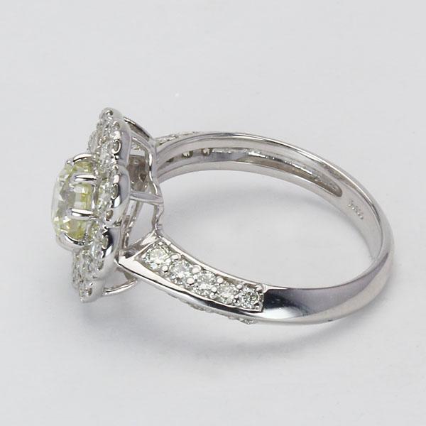1点限定 特価 センターダイヤモンド 1.00ct〜 脇ダイヤ 計1.15ct pt900