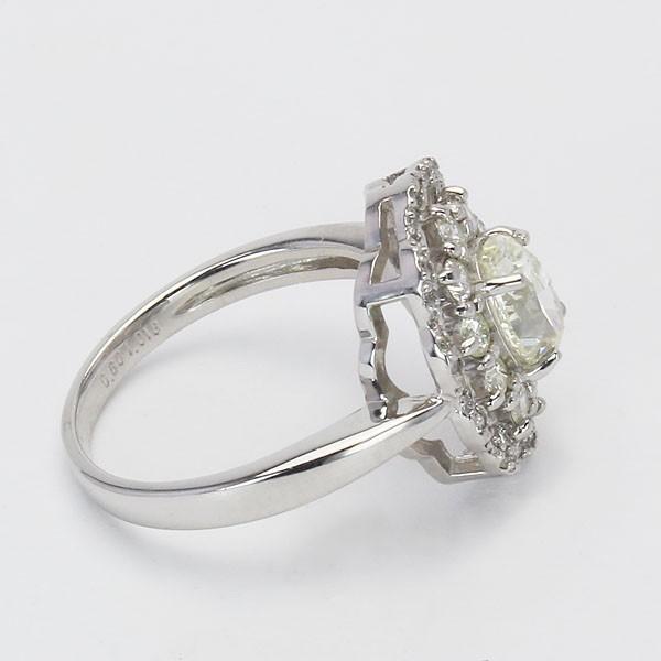 ダイヤモンド リング ダイヤ プラチナ 一粒 リング 指輪 バゲット オーバル 楽天市場】Pt900/K18YG/PG【1.0ct】バゲット＆ラウンド ダイヤモンド