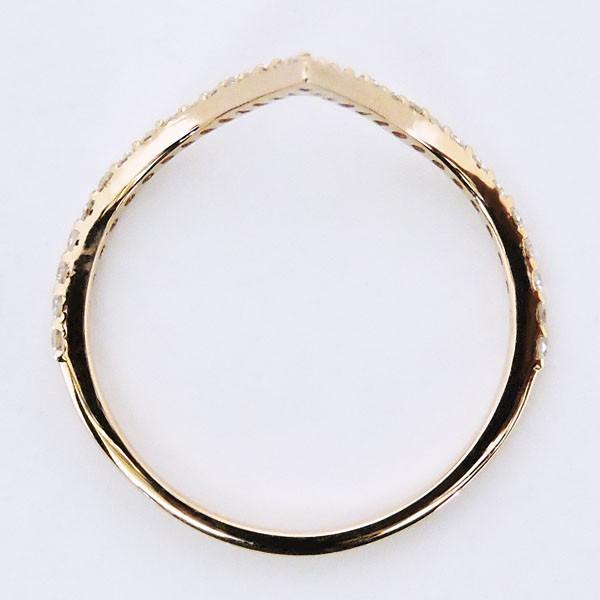 K18ゴールドリング　V字型　ルビー7 ダイヤ7 指輪 レディース ルビー リング V字 K18 : ZION - 通販 - Yahoo