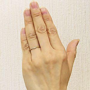 ダイヤモンド リング スリーストーン k18 ゴールド ダイヤモンド0.04ct 指輪 送料無料 ジュエリー 人気 プレゼント ギフト ご褒美 自分買い puの画像