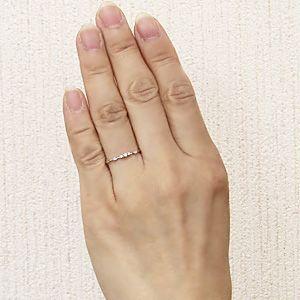 ダイヤモンドリング ピンキーリング ダイヤモンド 0.03ct プラチナ 指輪 ミディリング ファランジリング 間接リング 送料無料 プレゼント ギフト 自分買い puの画像