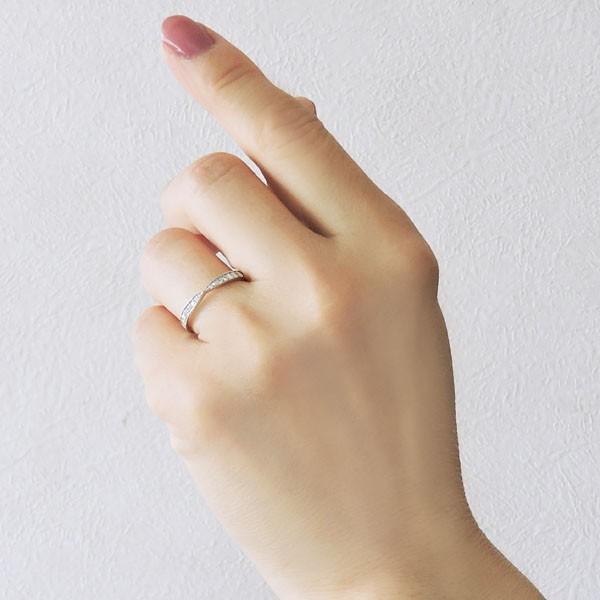 ダイヤモンド リング pt900 プラチナ 0.25ct 指輪 インフィニティ型