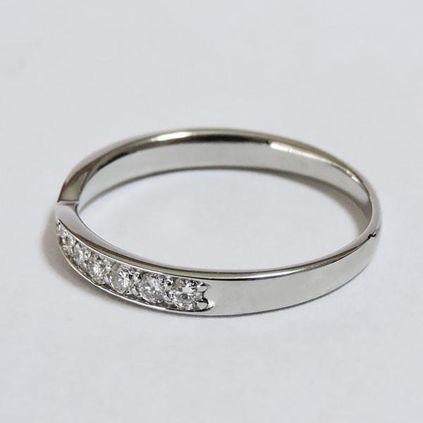 ダイヤモンド リング pt900 プラチナ 0.25ct 指輪 インフィニティ型