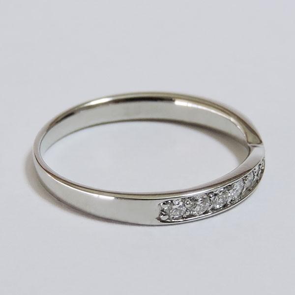ダイヤモンド リング pt900 プラチナ 0.25ct 指輪 インフィニティ型
