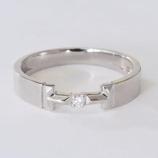 リング ダイヤモンド 0.02ct pt900 プラチナ レディース ダイヤ