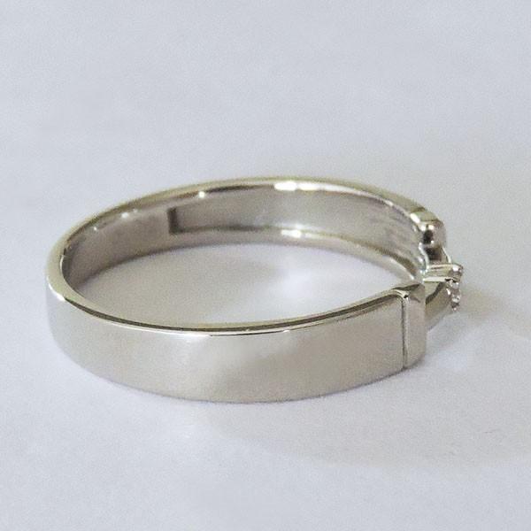 リング ダイヤモンド 0.02ct k18 ホワイトゴールド レディース ダイヤ 保証書付 送料無料 人気 プレゼント ギフト ご褒美 自分買い puの画像