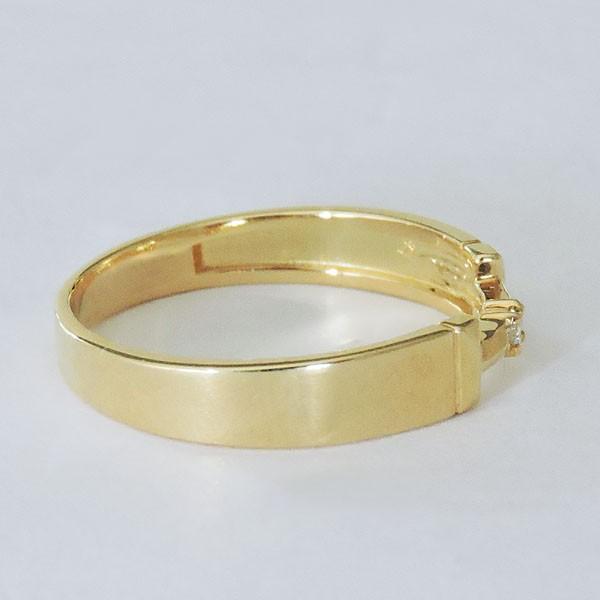リング ダイヤモンド 0.02ct k18 イエローゴールド レディース ダイヤ 保証書付 送料無料 人気 プレゼント ギフト ご褒美 自分買い puの画像