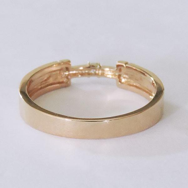 リング ダイヤモンド 0.02ct k18 ピンクゴールド レディース ダイヤ 保証書付 送料無料 人気 プレゼント ギフト ご褒美 自分買い puの画像