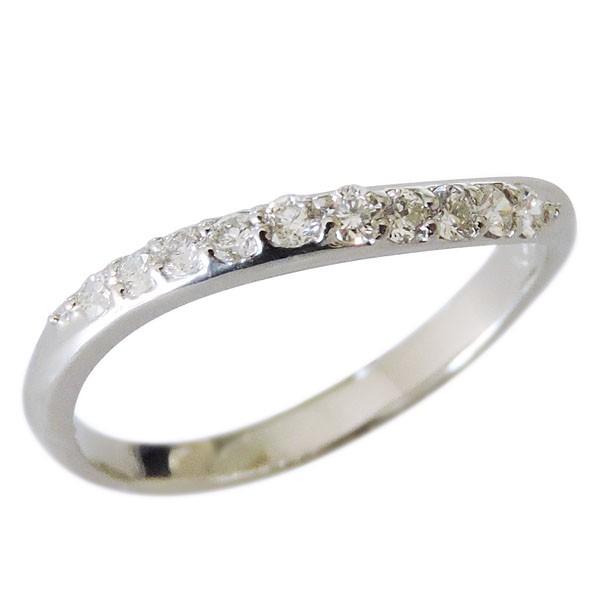 リング ダイヤモンド 0.20ct k18 ホワイトゴールド レディース ダイヤ 保証書付 送料無料 人気 プレゼント ギフト ご褒美 自分買い puの画像