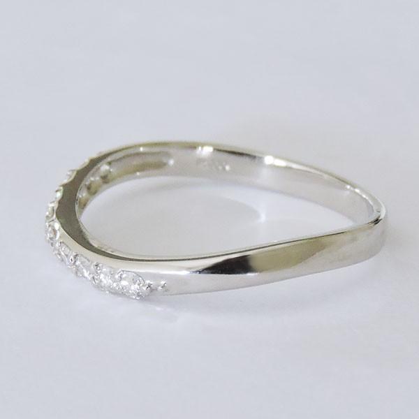リング ダイヤモンド 0.20ct k18 ホワイトゴールド レディース ダイヤ 保証書付 送料無料 人気 プレゼント ギフト ご褒美 自分買い puの画像