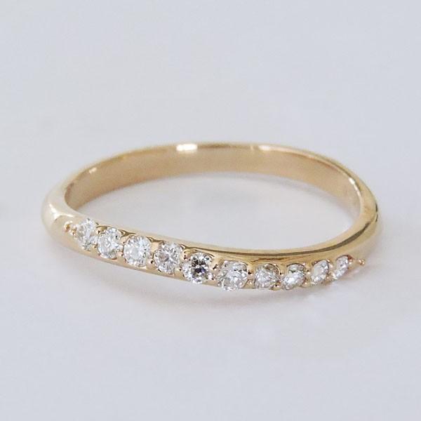 リング ダイヤモンド 0.20ct k18 ピンクゴールド レディース ダイヤ 保証書付 送料無料 人気 プレゼント ギフト ご褒美 自分買い puの画像