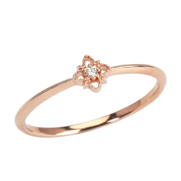 10 ピンクゴールド ダイヤモンドリング 楽天市場】ティアラ モチーフ ダイヤモンド K10ピンクゴールド リング