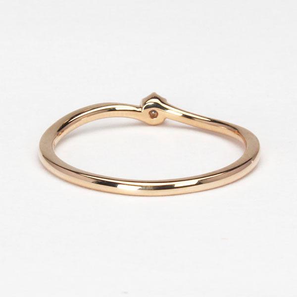 ピンクゴールド 指輪 ダイヤモンド リング レディース k10 10k